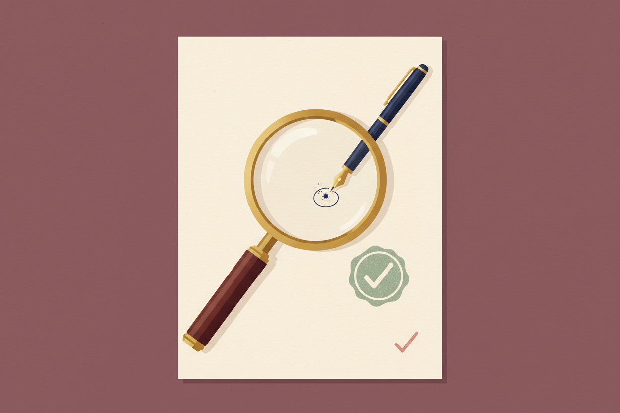 Proofreading illustration