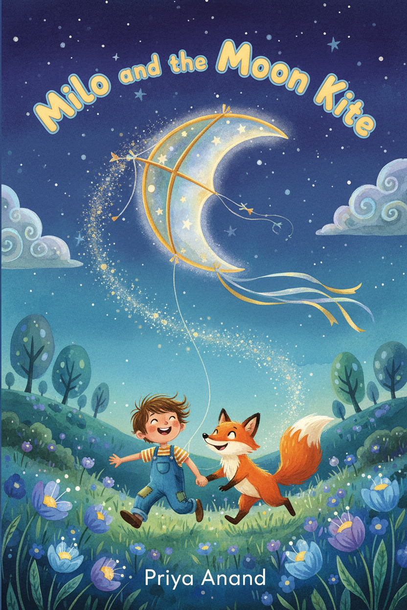Children's book cover design sample