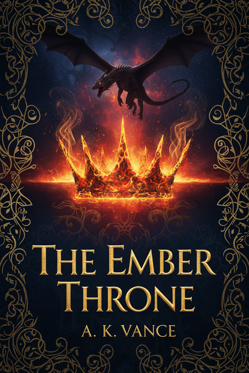 Fantasy book cover design sample