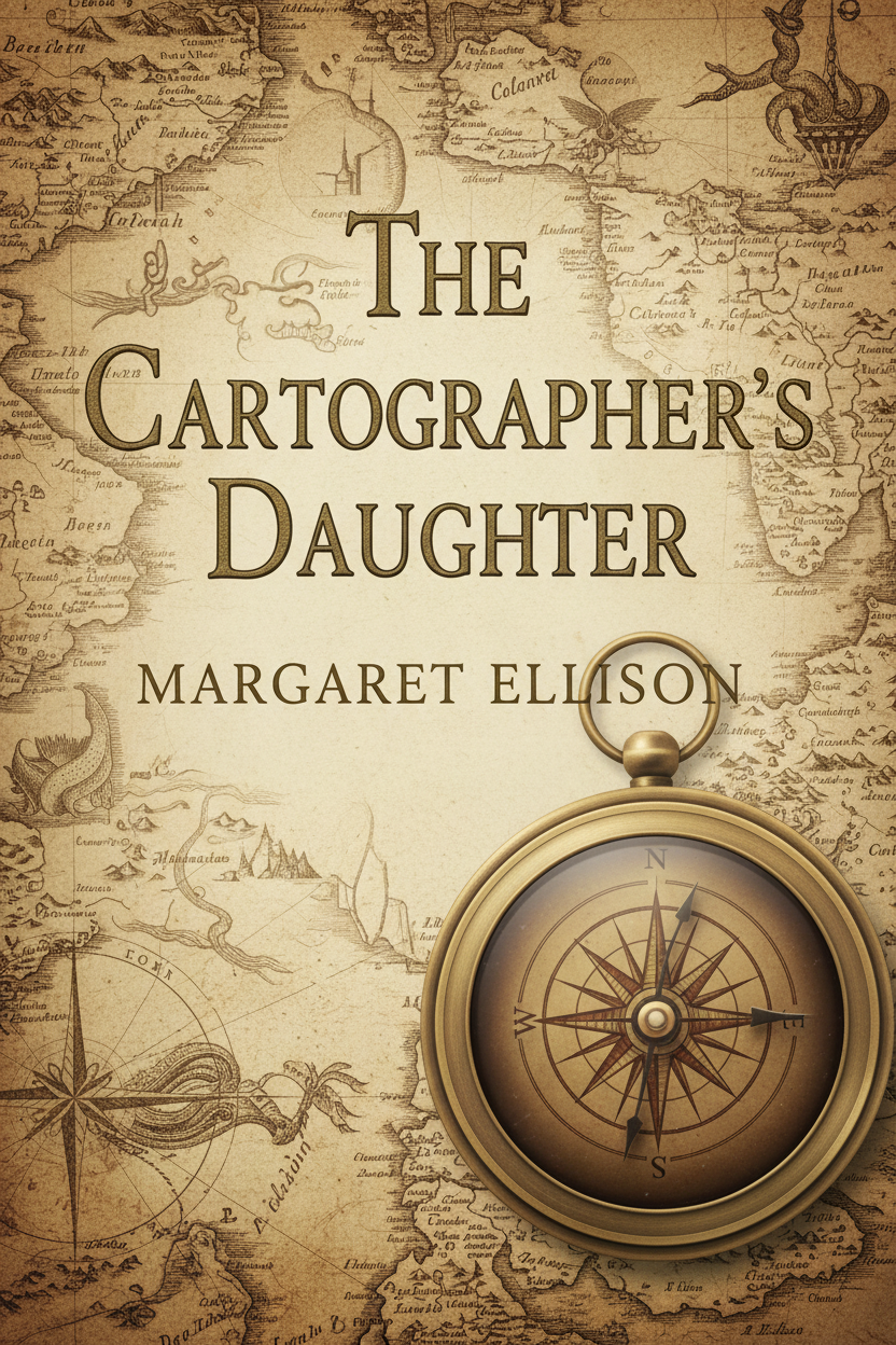 Historical fiction book cover design sample