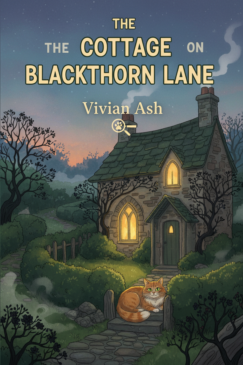 Mystery book cover design sample