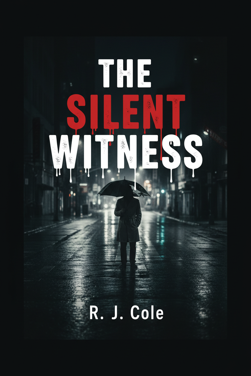 Thriller book cover design sample