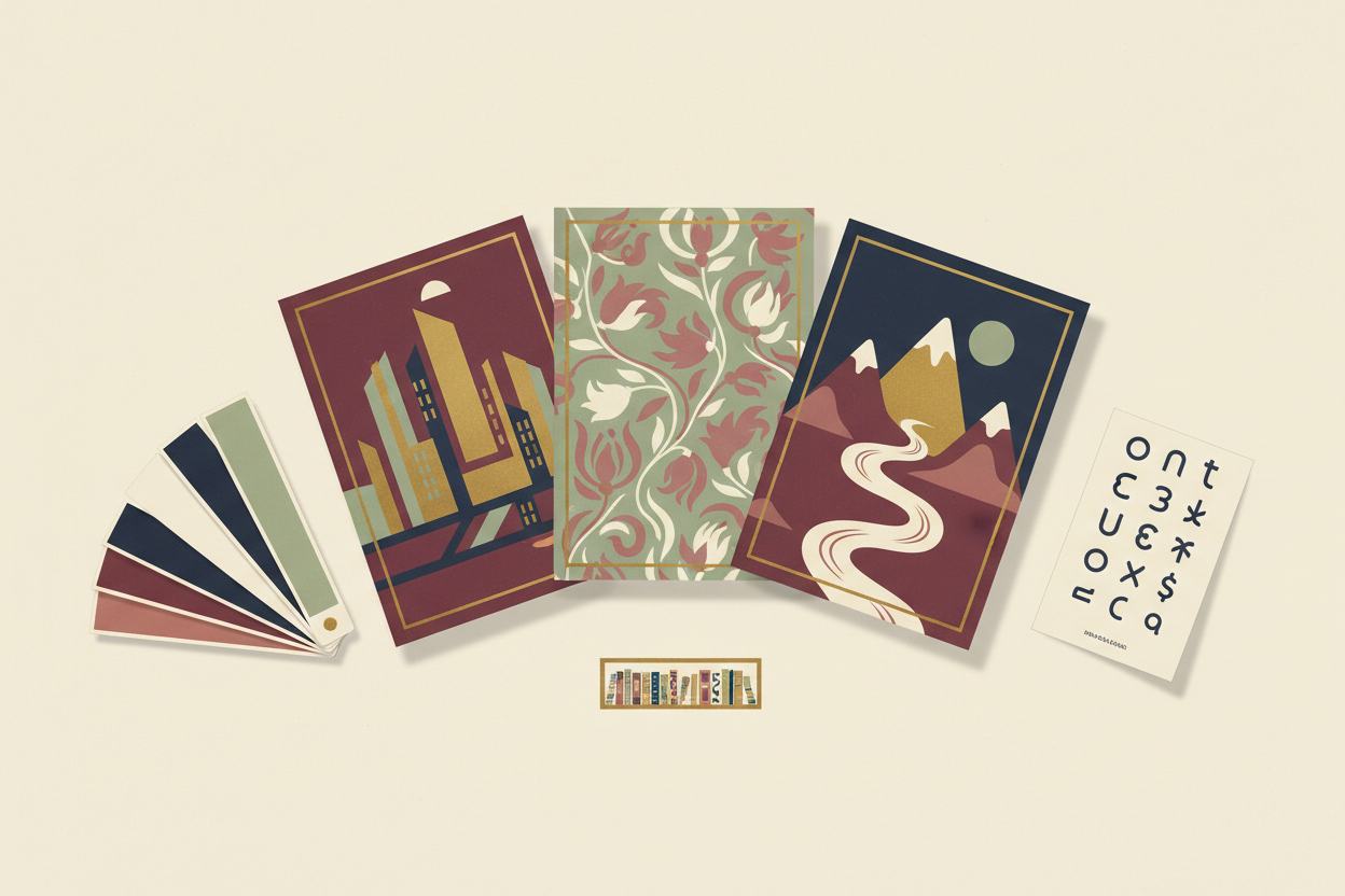 Book Cover Design illustration