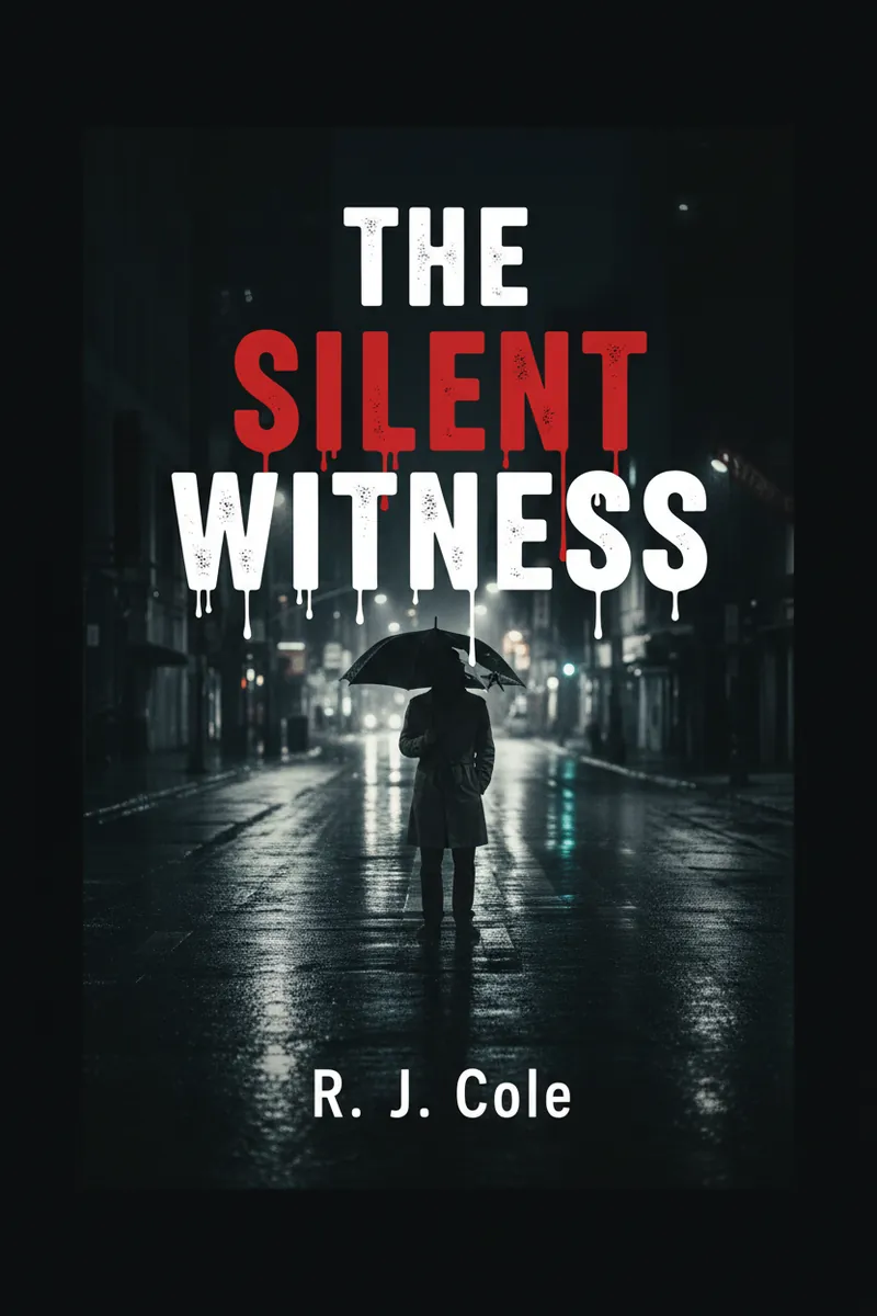 Thriller book cover
